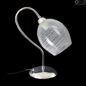 Lampada da Tavolo Stile Deco - Vetro Originale di Murano